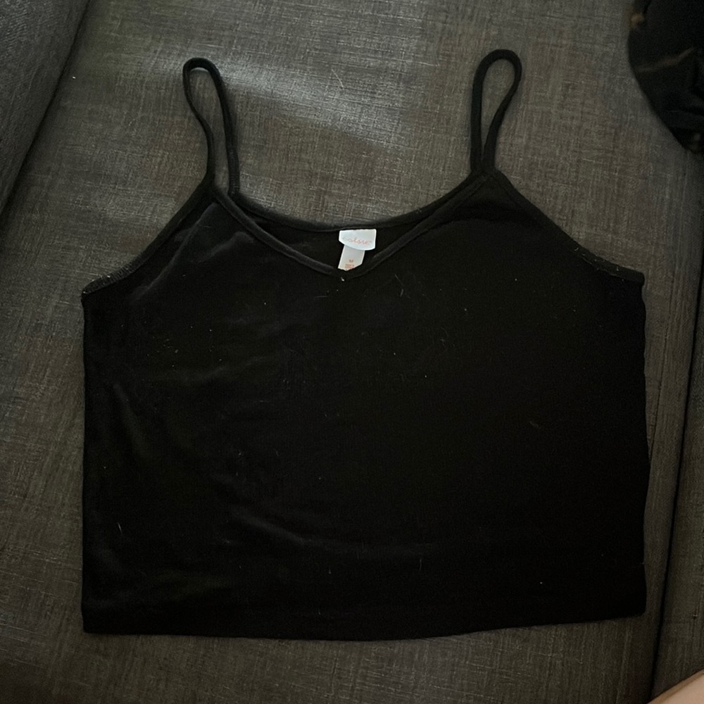 Colsie Black crop top